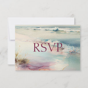 Beautiful Ocean RSVP Card