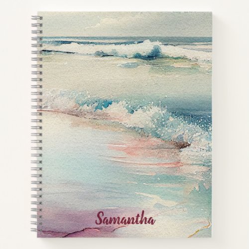 Beautiful Ocean Scene Notebook