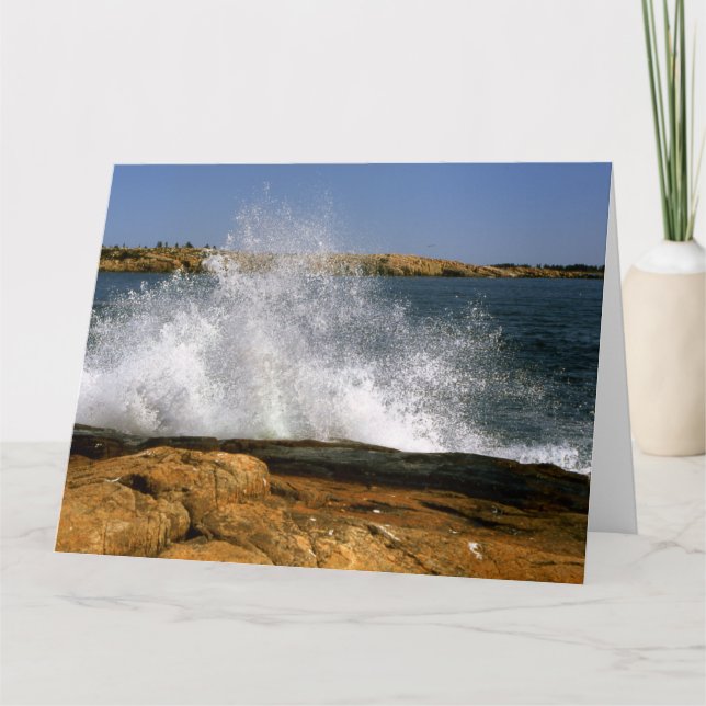 Beautiful Ocean Scenic Greeting Card (Front)