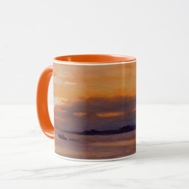 Beautiful Ocean Sunrise Mug (Front Left)