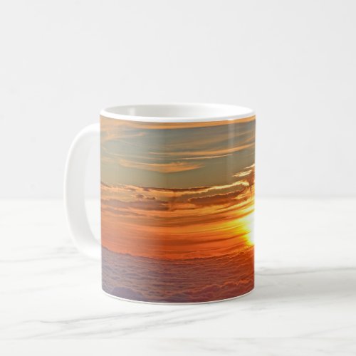 Beautiful Ocean Sunset Panorama Coffee Mug