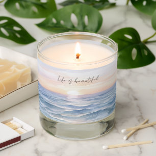 Beautiful Ocean Sunset Scented Candle
