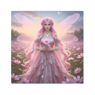 Beautiful October Opal Fairy Metal Print