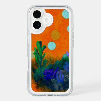 Beautiful of orange color in ocean iPhone 16 case
