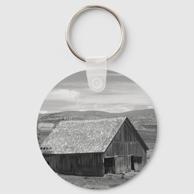 Beautiful Old Barn Keychain (Front)