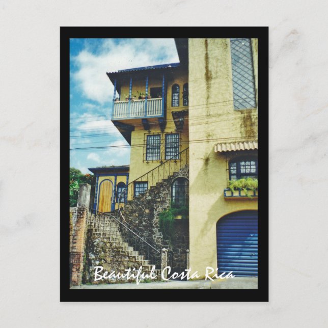 Beautiful Old House in San Jose, Costa Rica Postcard (Front)