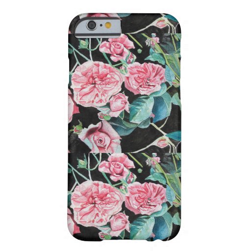 Beautiful Old Pink Roses iphone Barely There iPhone 6 Case