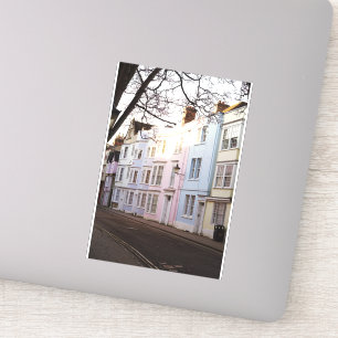 Beautiful old Town Houses Sticker