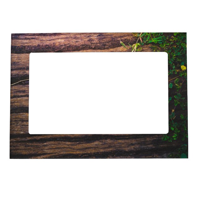 beautiful old wood magnetic frame (Front)