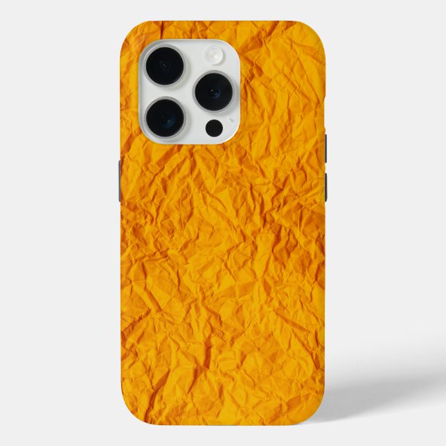 Beautiful orange design Iphone 15 Pro Case (Back)