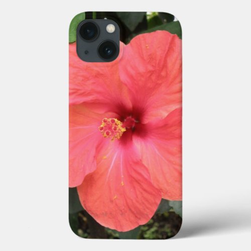Beautiful Orange Hibiscus Flower iPad Case