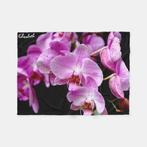 Beautiful Orchid Blanket