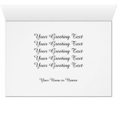 Beautiful Orchid Greeting Card (Inside Horizontal (Bottom))