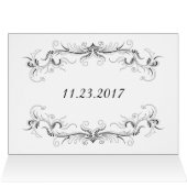 Beautiful Orchid Greeting Card (Inside Horizontal (Top))