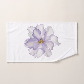 Beautiful Orchid on White Bath Towel Set | Zazzle