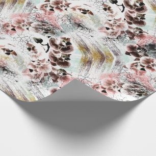 Beautiful orchid stylish wrapping paper