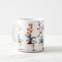 Beautiful Orchids Coffee Mug