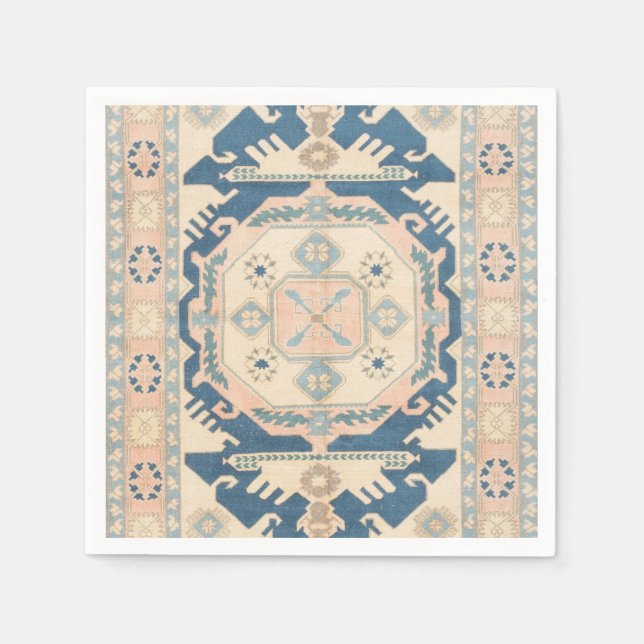 Beautiful Oriental Antique Kilim Rug  Napkins (Front)