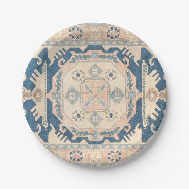 Beautiful Oriental Antique Kilim Rug  Paper Plates (Front)