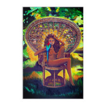 Beautiful Original Boho Painting Print