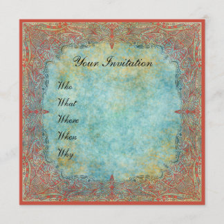 Beautiful ornamental invitation