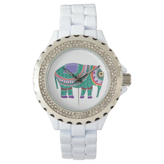 Beautiful Ornate Elephant Watch (Front)