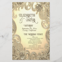 Beautiful Ornate Wedding Paper Sheet