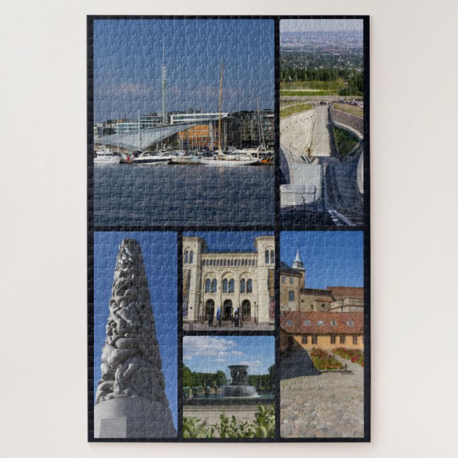 Beautiful Oslo, Norway, Jigsaw Puzzle (Vertical)