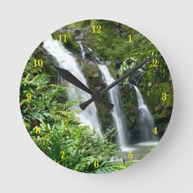 Beautiful Outdoor Scenery Wall Clock (Front)