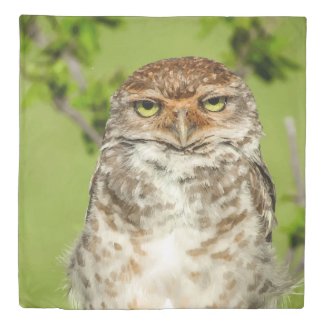 Owl Close Up Duvet Cover