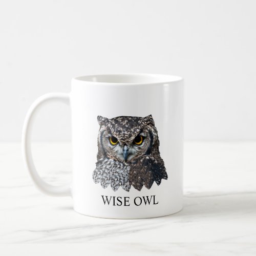 Beautiful owl coffee mug