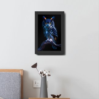 Beautiful Owl  Framed Art