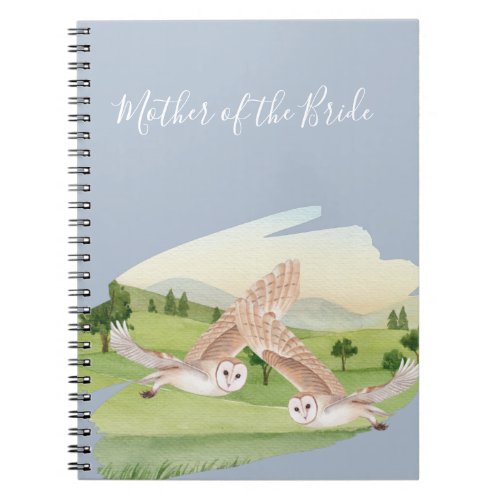 Beautiful OWLS Wedding Notebook