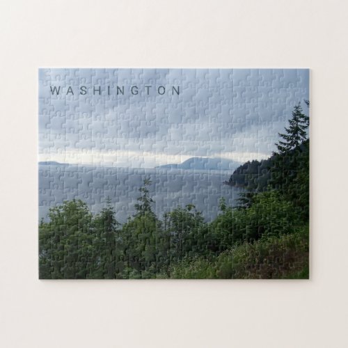 Beautiful Pacific Northwest with Trees Jigsaw Puzzle