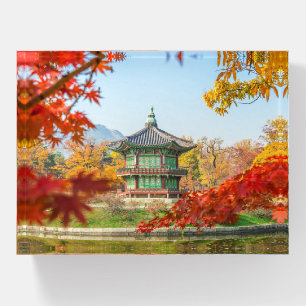 Beautiful Pagoda Gyeongbokgung Seoul Korea Paperweight