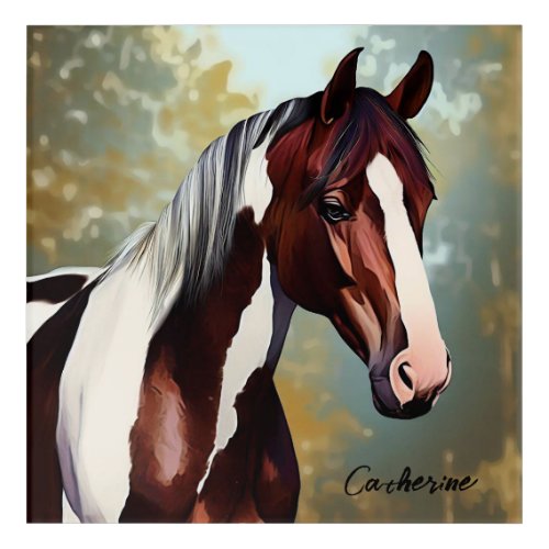 Beautiful Paint Horse Acrylic Print