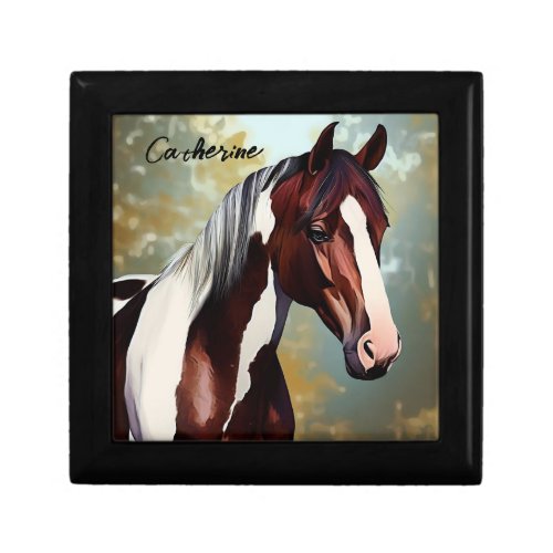 Beautiful Paint Horse Gift Box