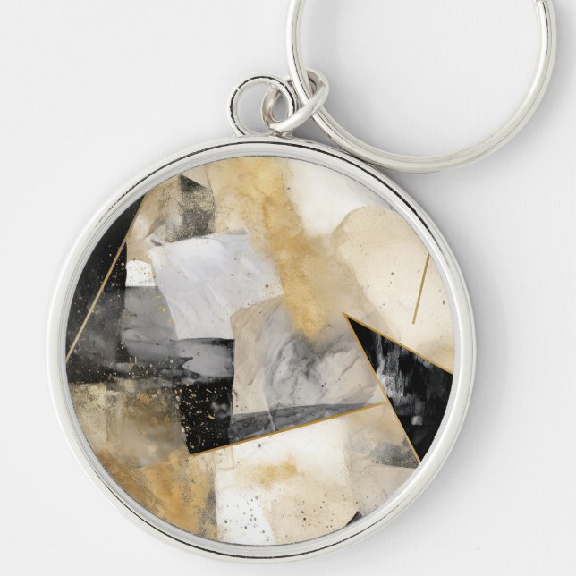 Beautiful painted background keychain (Front)