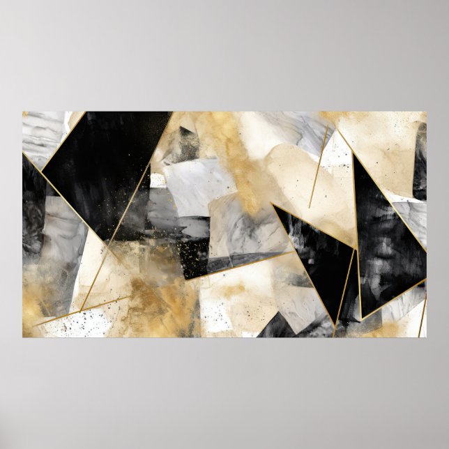  Beautiful painted background Poster (Front)