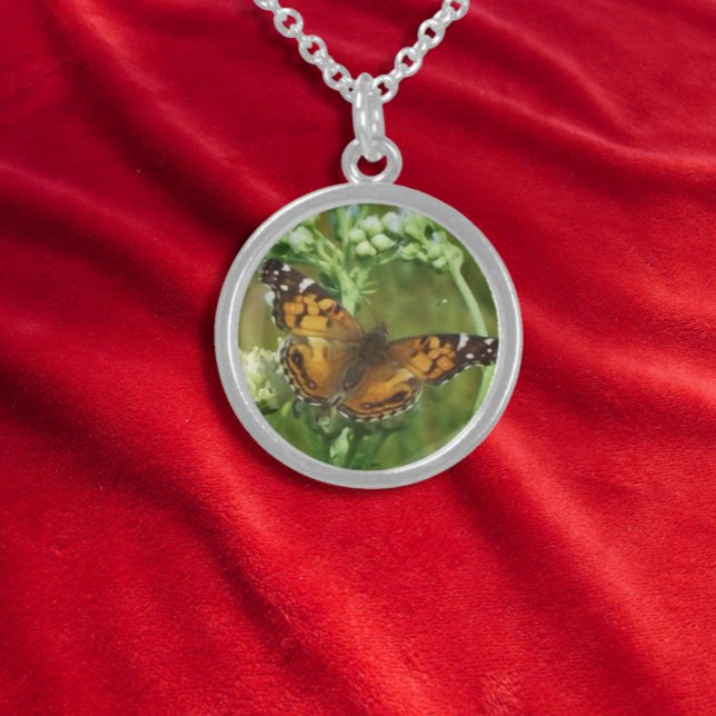 Beautiful Painted Lady Butterfly necklace (Creator Uploaded)
