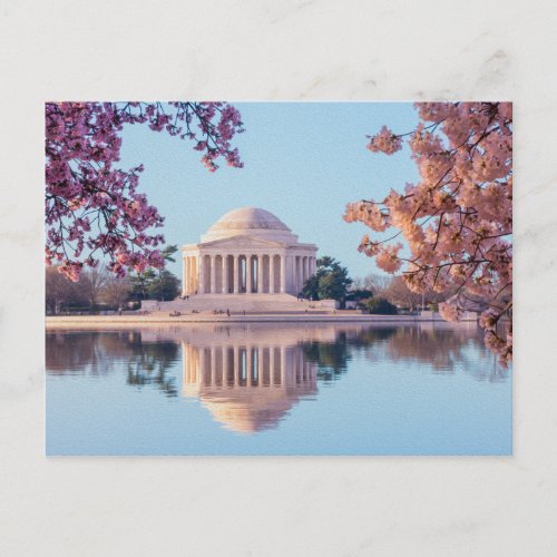 Beautiful painterly photo of Jefferson Memorial Postcard