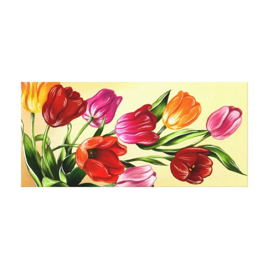 Beautiful painting of Tulips