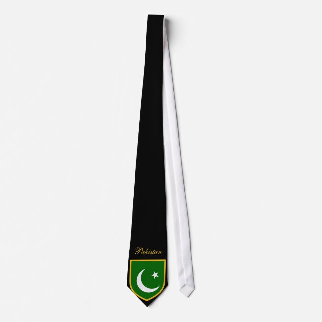 Beautiful Pakistan Flag Neck Tie (Front)