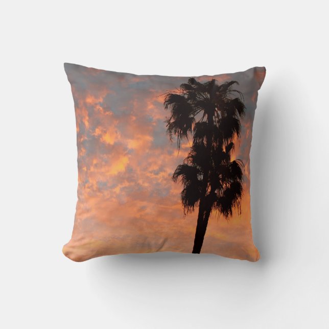 Beautiful Palm-tree Pillow! Throw Pillow (Front)