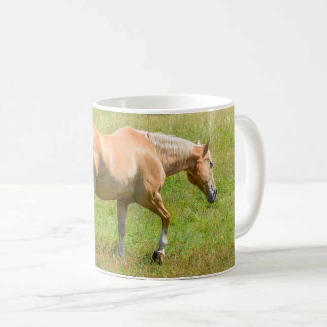 Beautiful Palomino Horse Coffee Mug (Front Right)