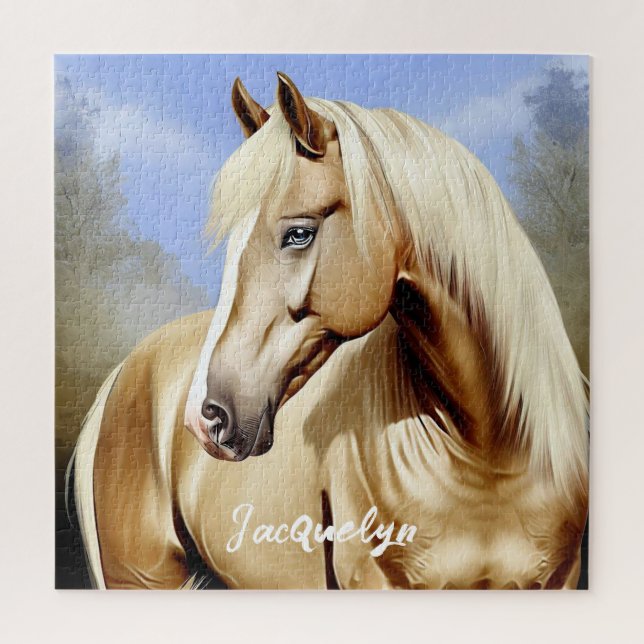Beautiful Palomino Horse  Jigsaw Puzzle (Vertical)