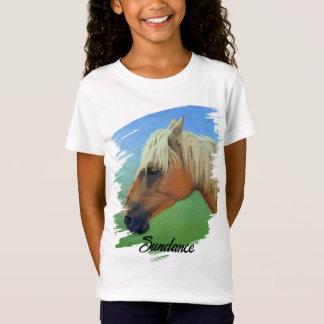Beautiful Palomino Horse -Personalize for Your Pet T-Shirt