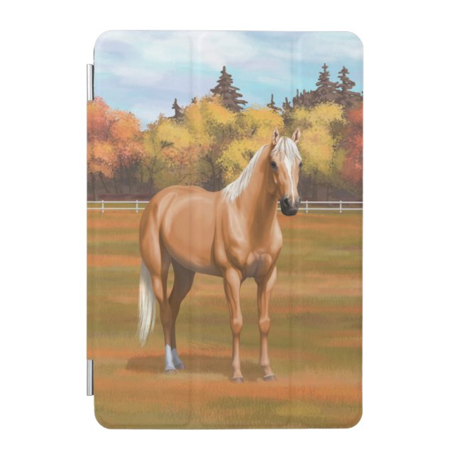 Beautiful Palomino Quarter Horse Stallion iPad Mini Cover (Front)
