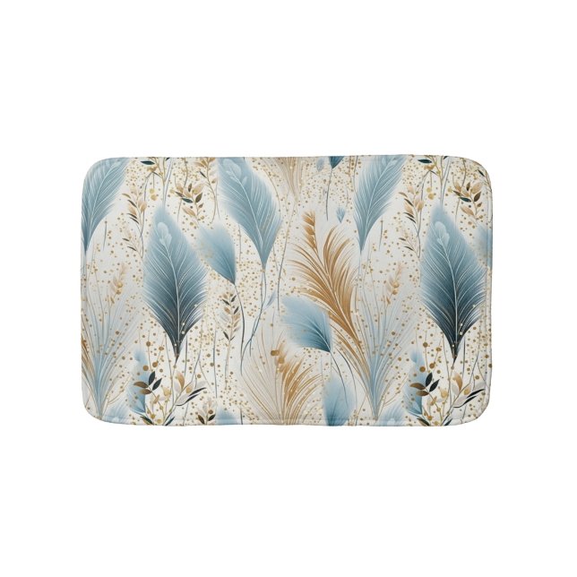 Beautiful Pampas Grass Bath Mat (Front)