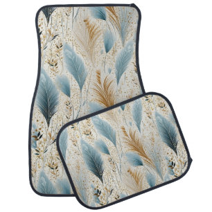 Beautiful Pampas Grass Car Floor Mat
